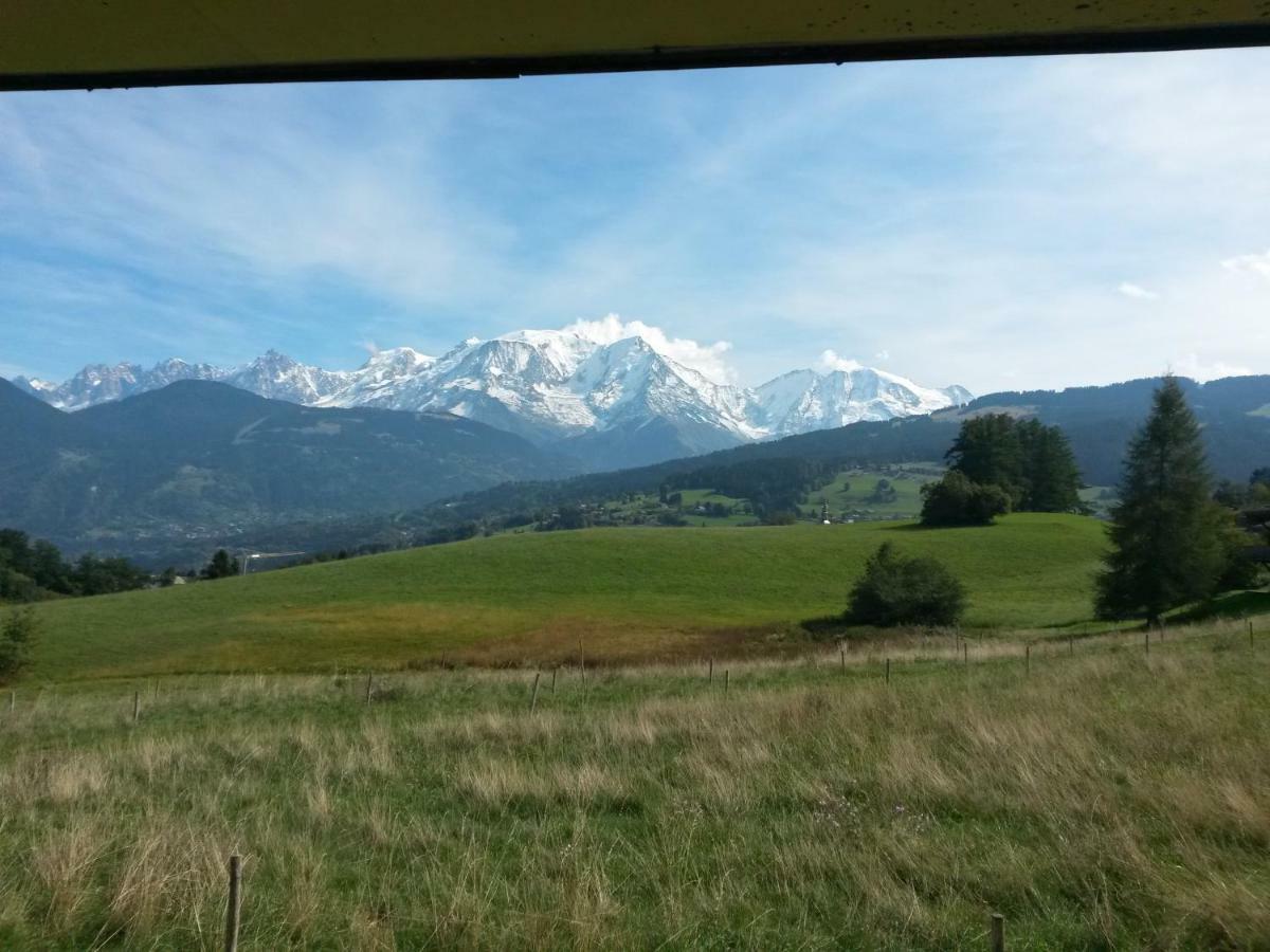 Rez De Chaussee Tres Calme Vue Mont-Blanc Combloux Kültér fotó