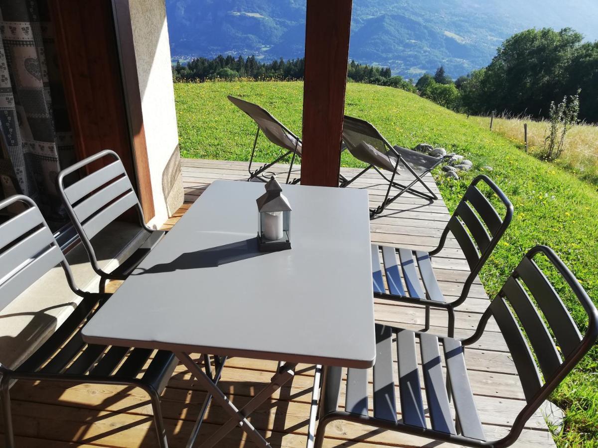 Rez De Chaussee Tres Calme Vue Mont-Blanc Combloux Kültér fotó